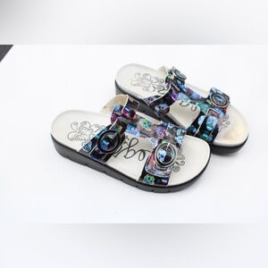 Alegria vita sugar skull slide sandals